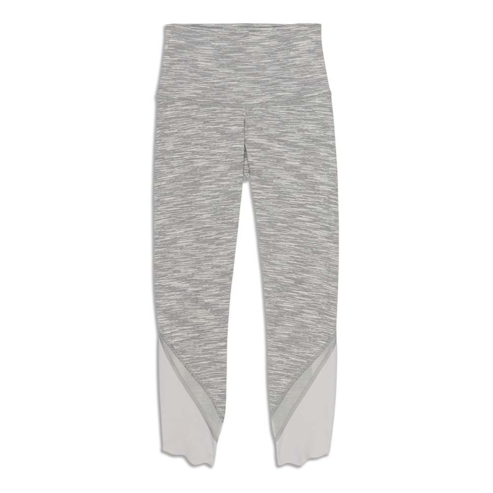 Lululemon Wunder Under Scalloped Hem High-Rise Crop Leggings